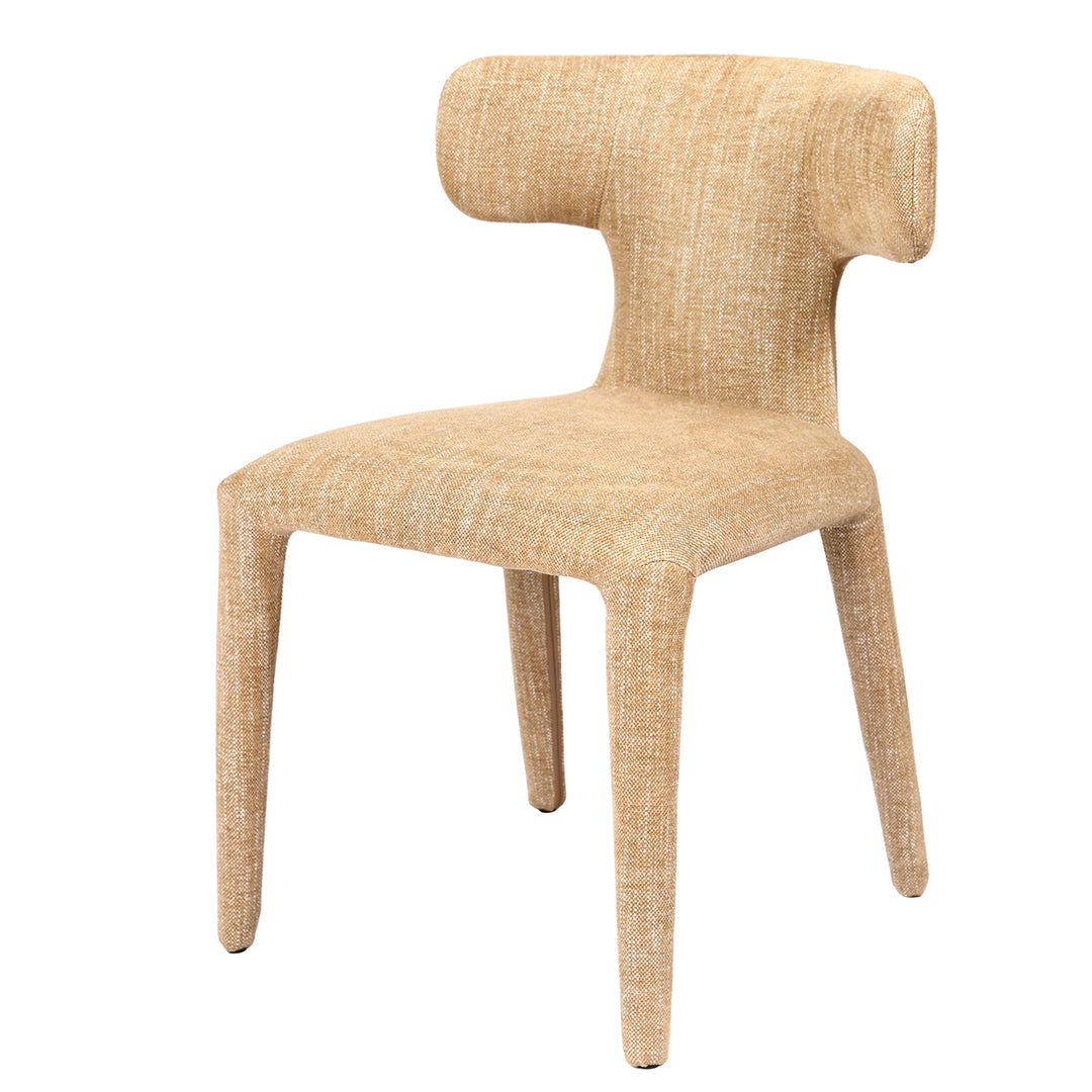 Libra Pair of Milo Beige Fabric Dining Chair
