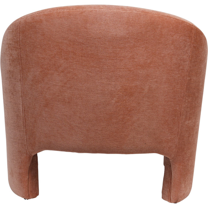 Libra Rowley Blush Chenille Fabric Accent Chair