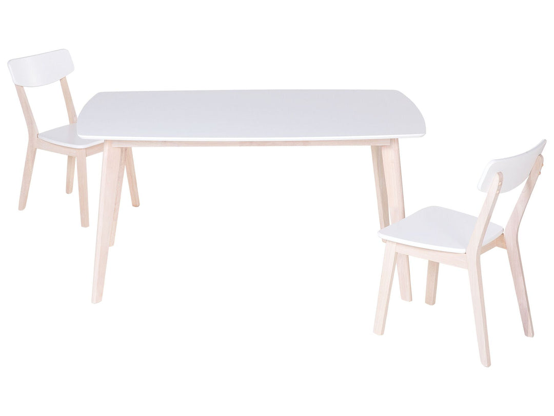 Dining Table 150 x 90 cm White Santos