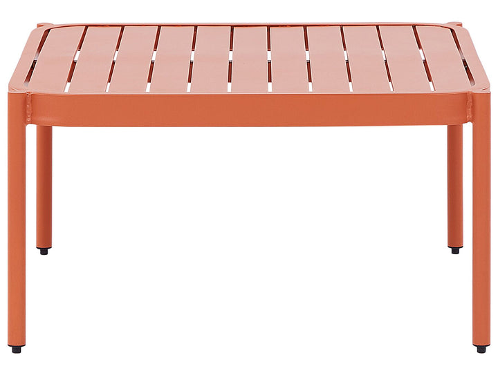 Terracina Garden Lounge Set with Table 2 Seater Metal Orange
