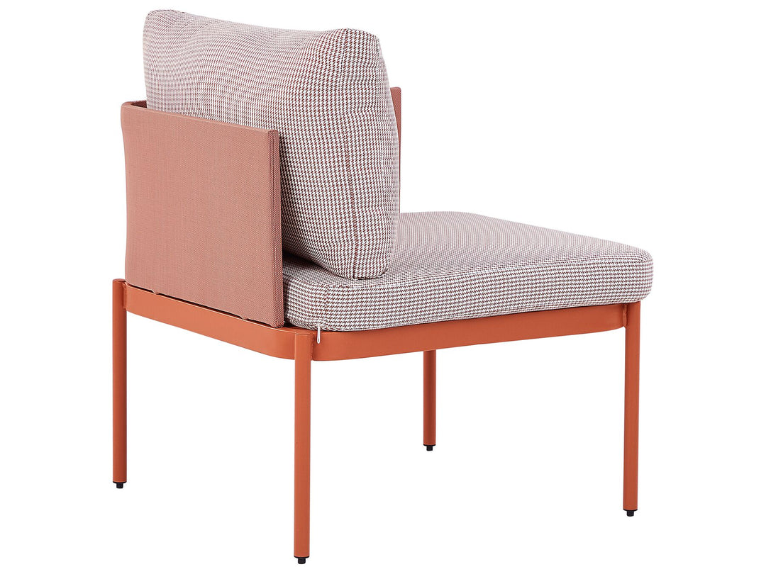 Terracina Garden Lounge Set with Table 2 Seater Metal Orange