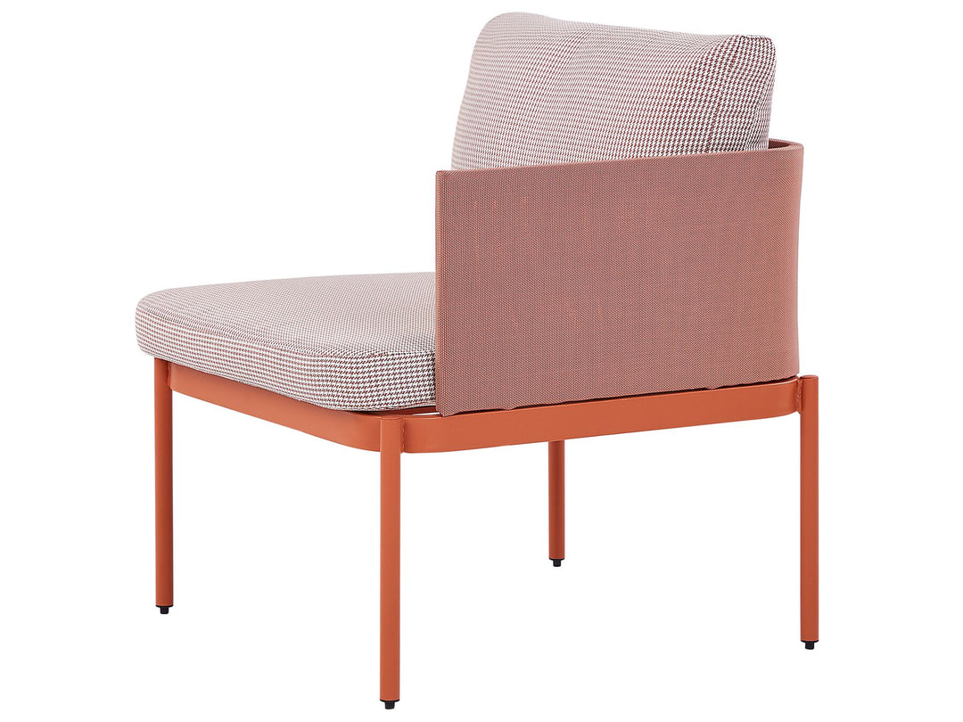 Terracina Garden Lounge Set with Table 2 Seater Metal Orange