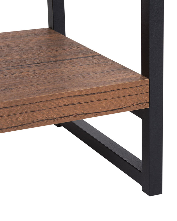 Lucas 4 Tier Shelving Unit 155 cm Dark Brown Tifton