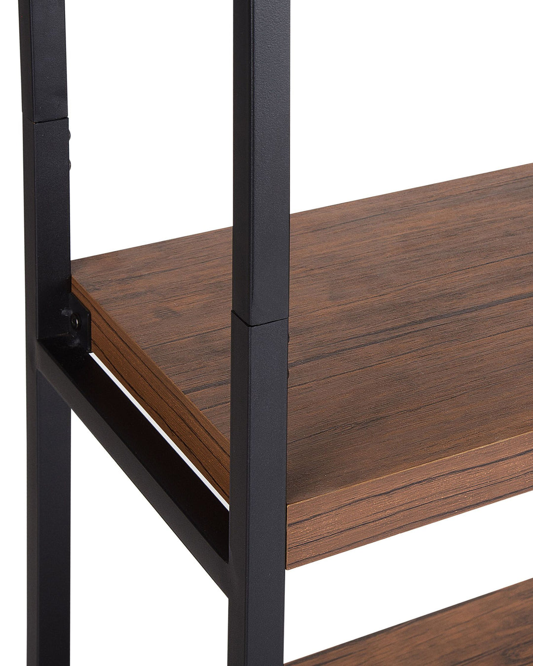 Lucas 4 Tier Shelving Unit 155 cm Dark Brown Tifton