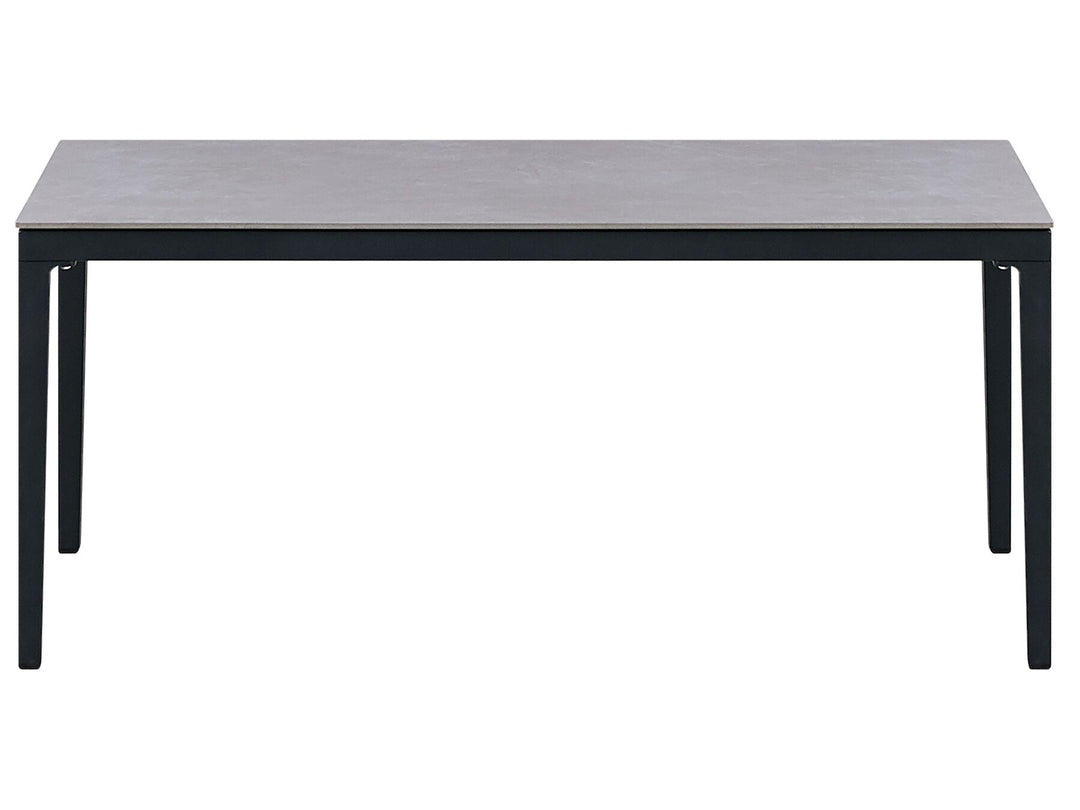 Sciacca Garden Lounge Set with Table 4 Seater Metal Grey