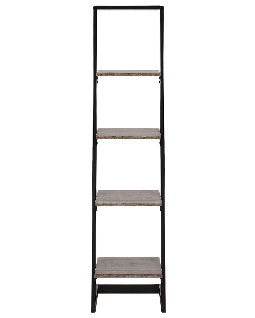 4 Tier Shelving Unit 143 cm Black Jona