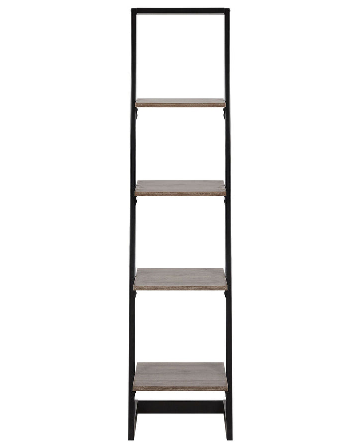 4 Tier Shelving Unit 143 cm Black Jona