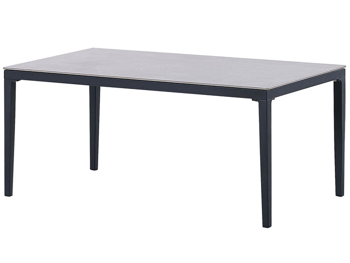 Sciacca Garden Lounge Set with Table 4 Seater Metal Grey