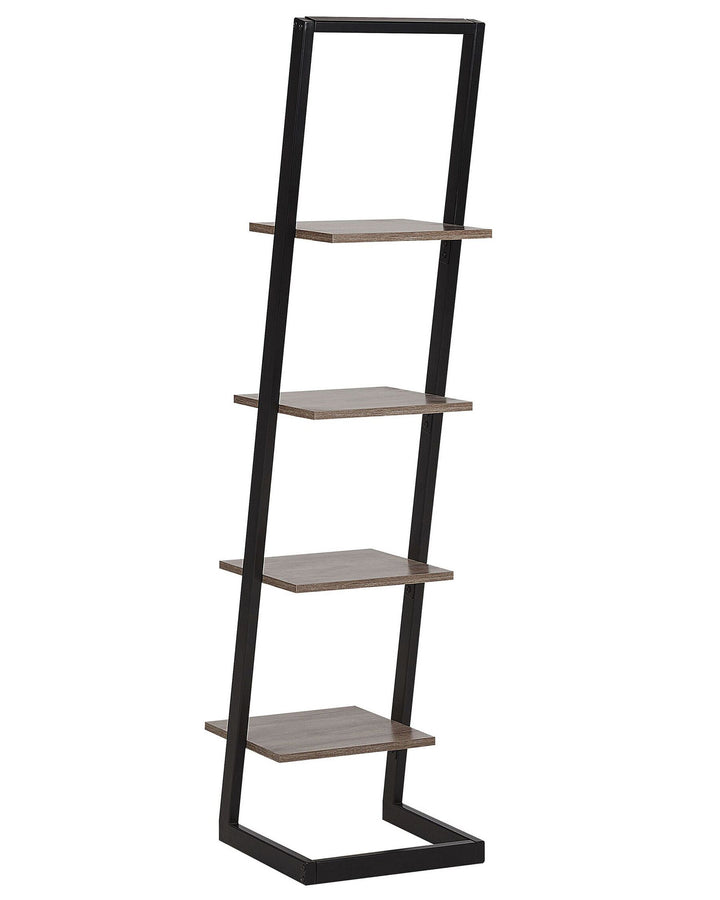 4 Tier Shelving Unit 143 cm Black Jona