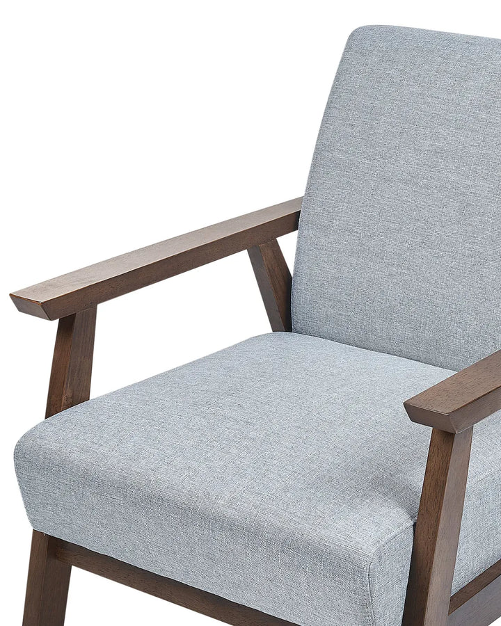 Armchair Fabric Light Grey Bennett