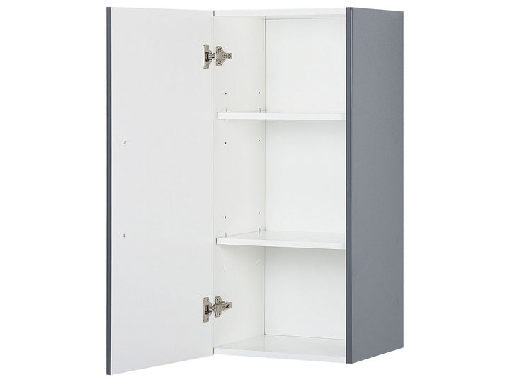 Bathroom Wall Mounted Cabinet 40 cm Grey Bilbao