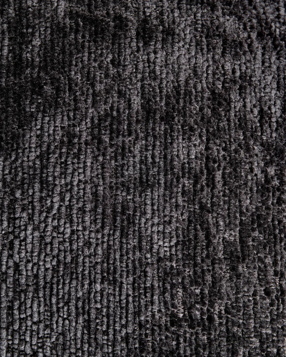 Swivel Armchair with Footstool Chenille Black Draedyn