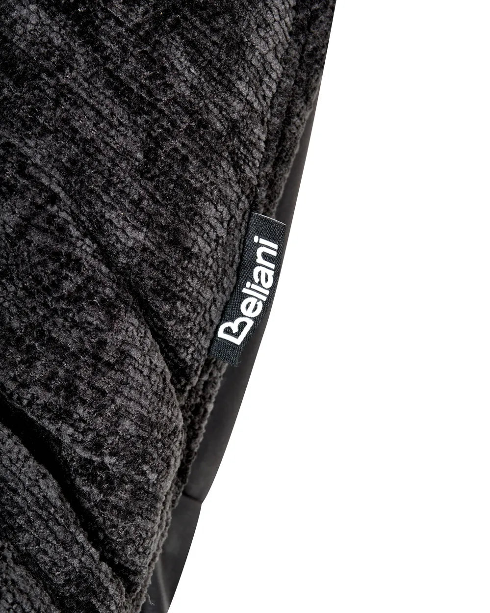 Swivel Armchair with Footstool Chenille Black Draedyn