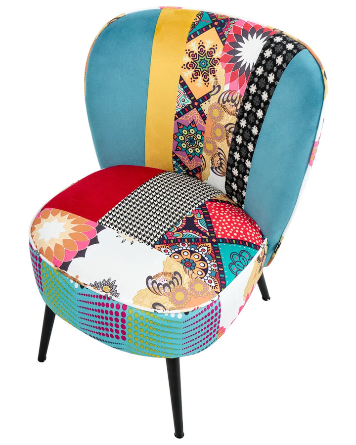 Armchair Fabric Blue Sharolynn
