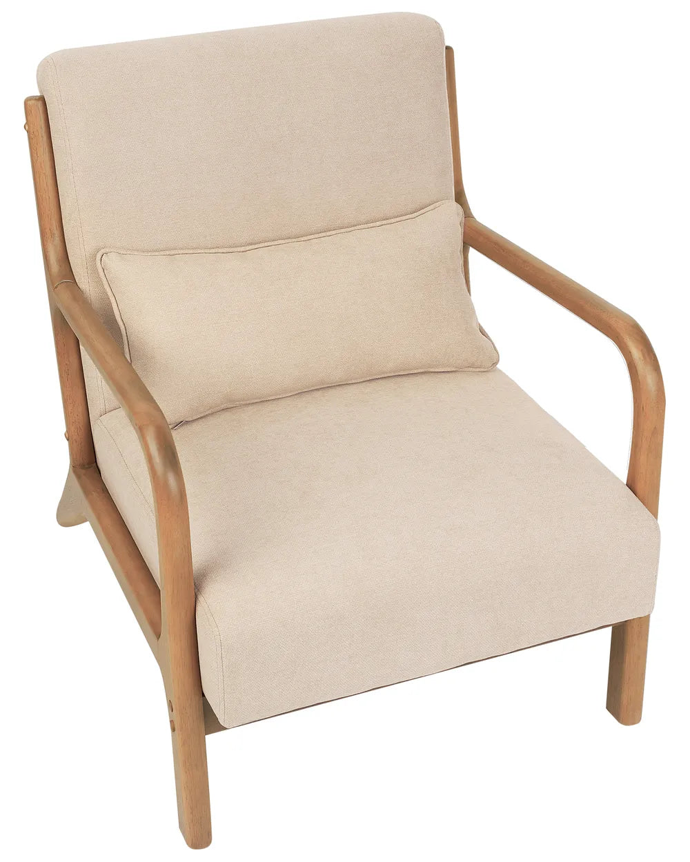 Armchair Fabric Beige Kandyn