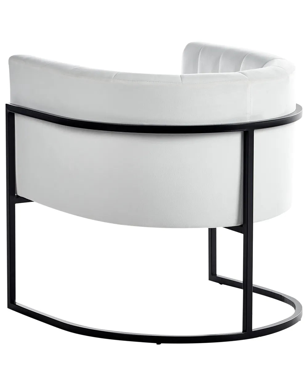 Armchair Velvet White Dziana