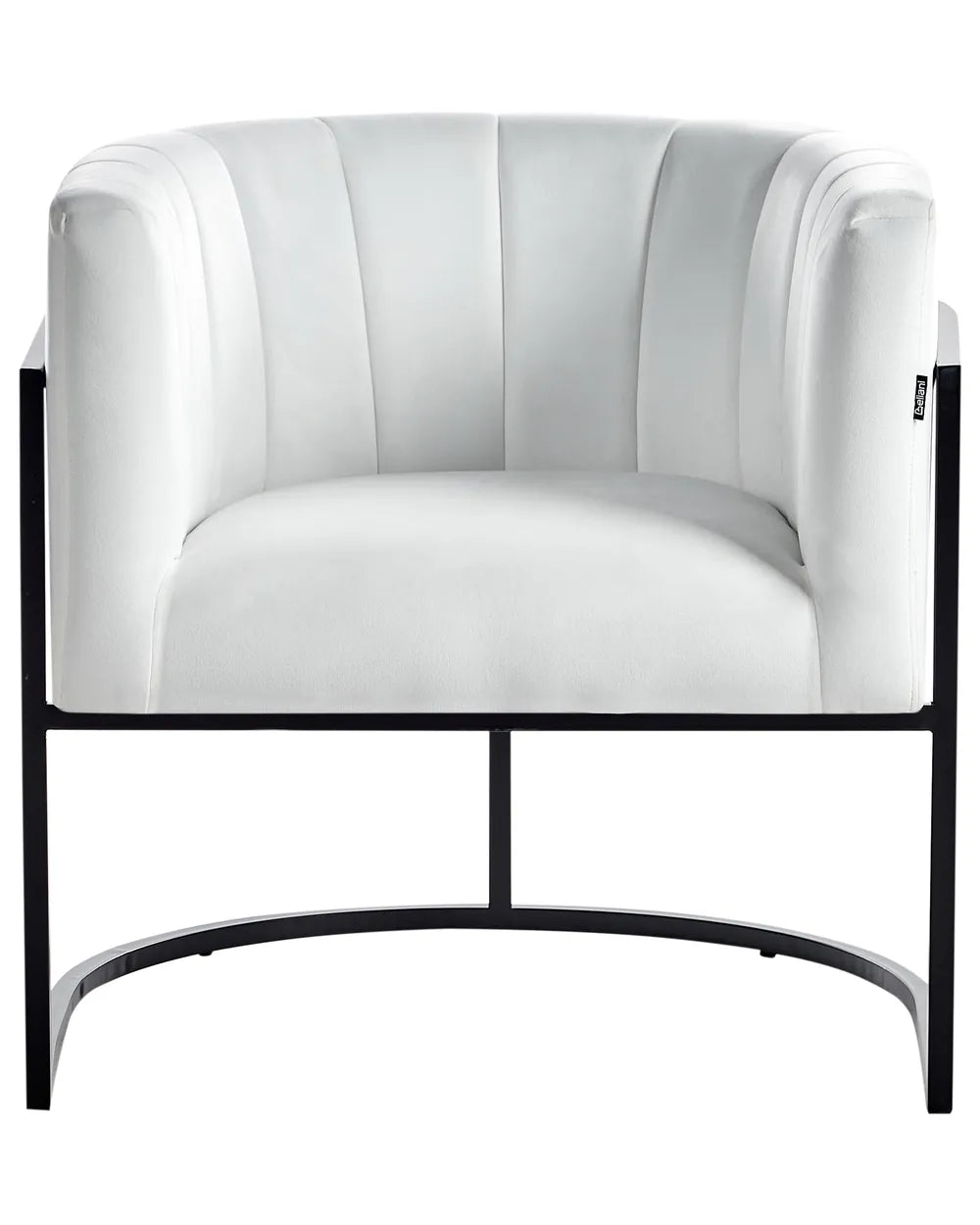 Armchair Velvet White Dziana