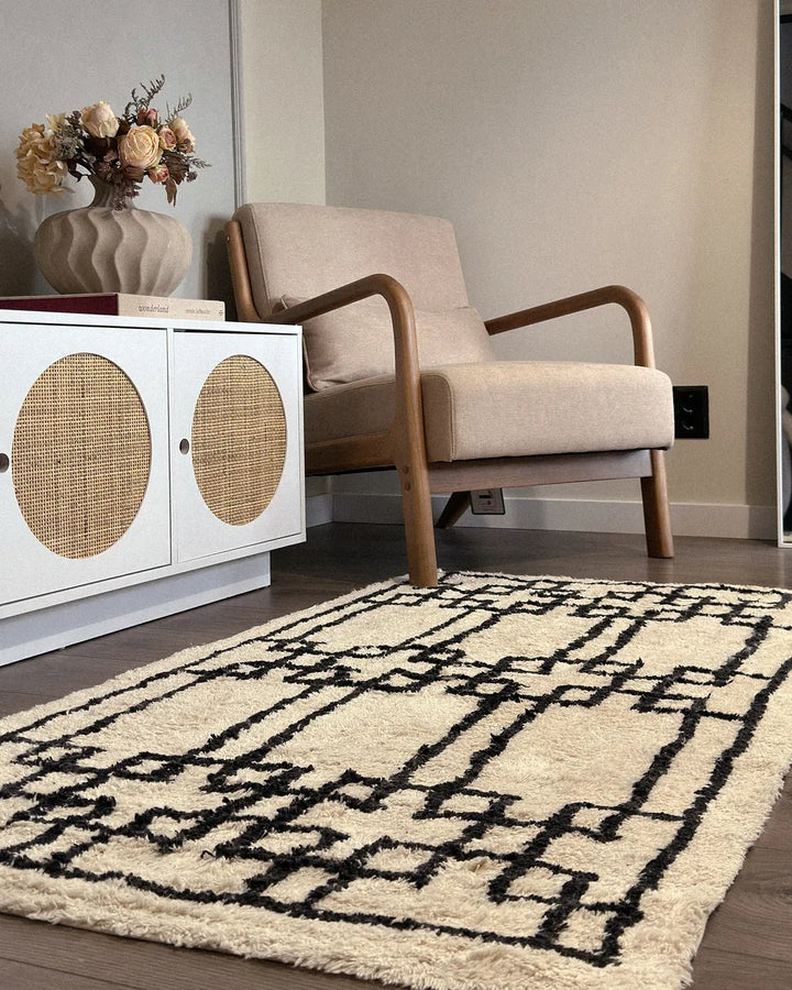 Armchair Fabric Beige Kandyn