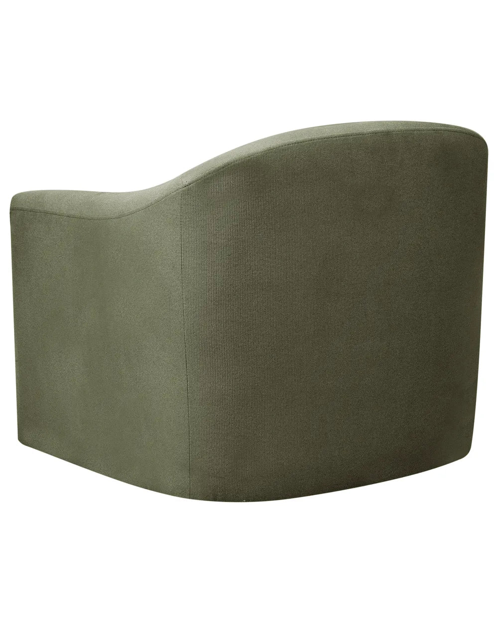 Swivel Armchair Fabric Dark Green Merren