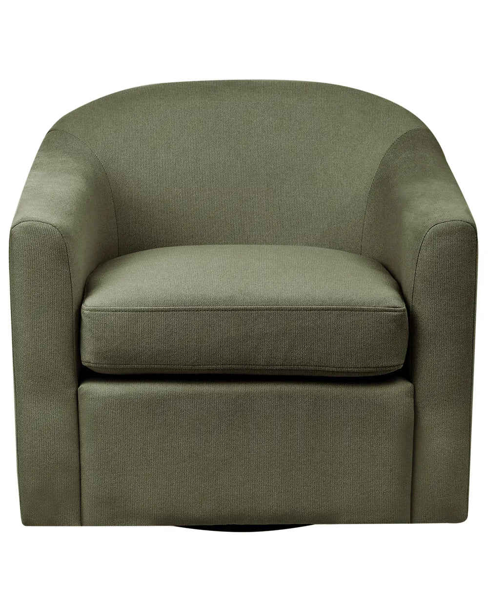 Swivel Armchair Fabric Dark Green Merren