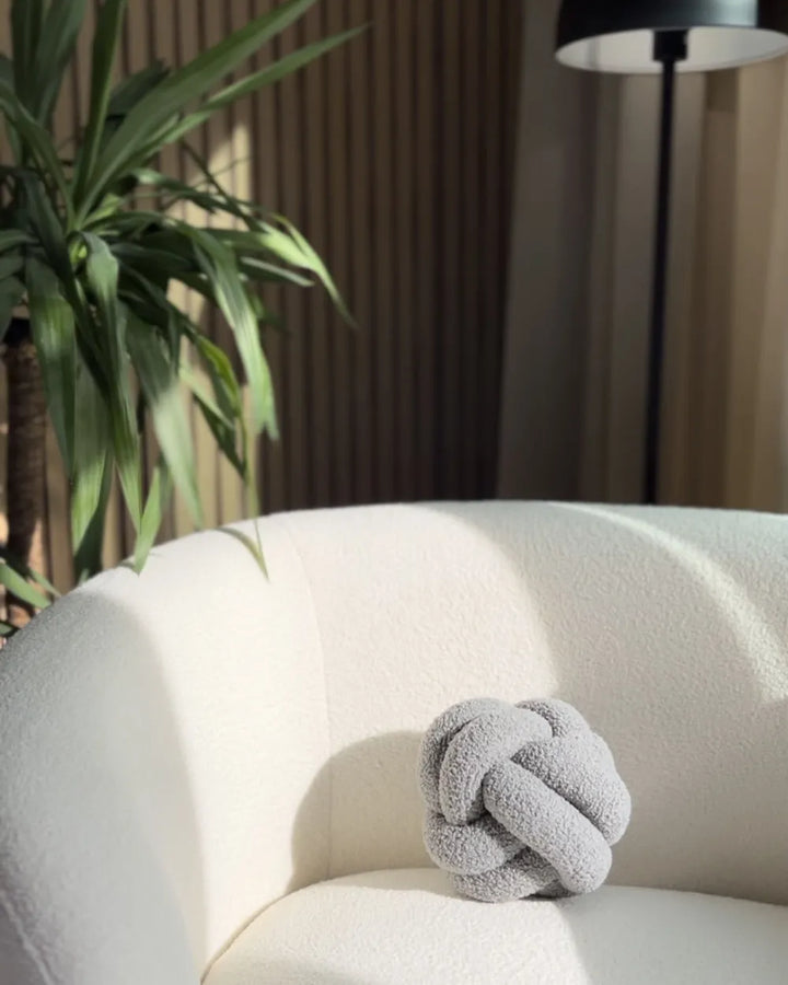 Armchair Boucle White Liora