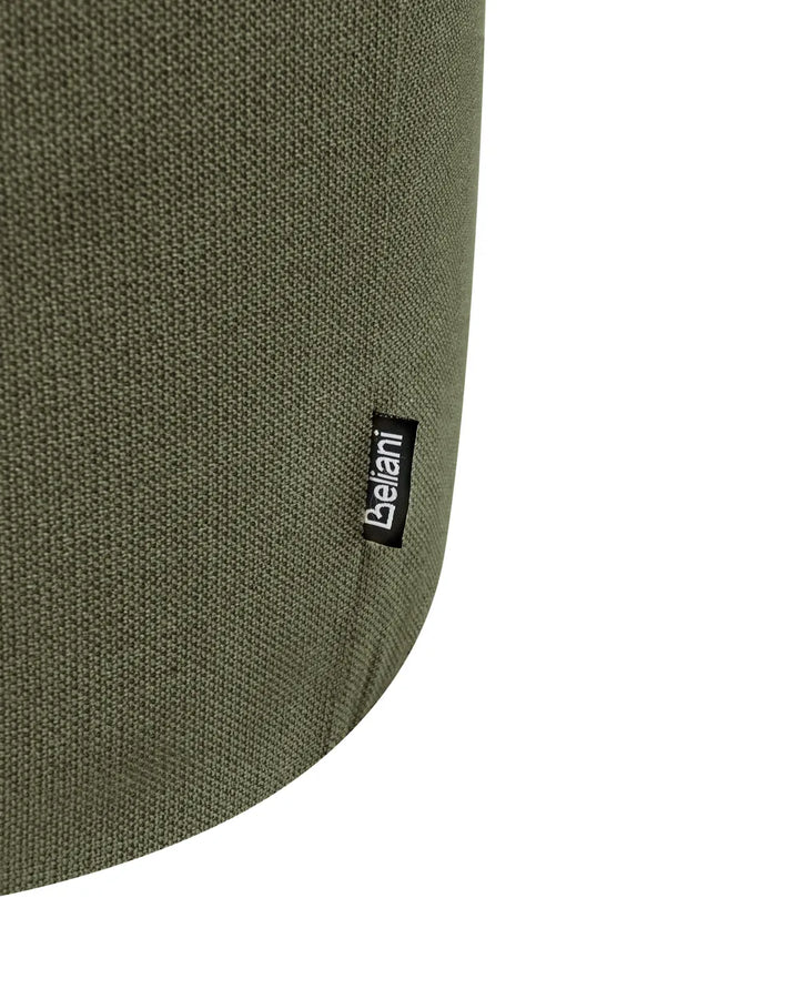 Swivel Armchair Fabric Dark Green Merren