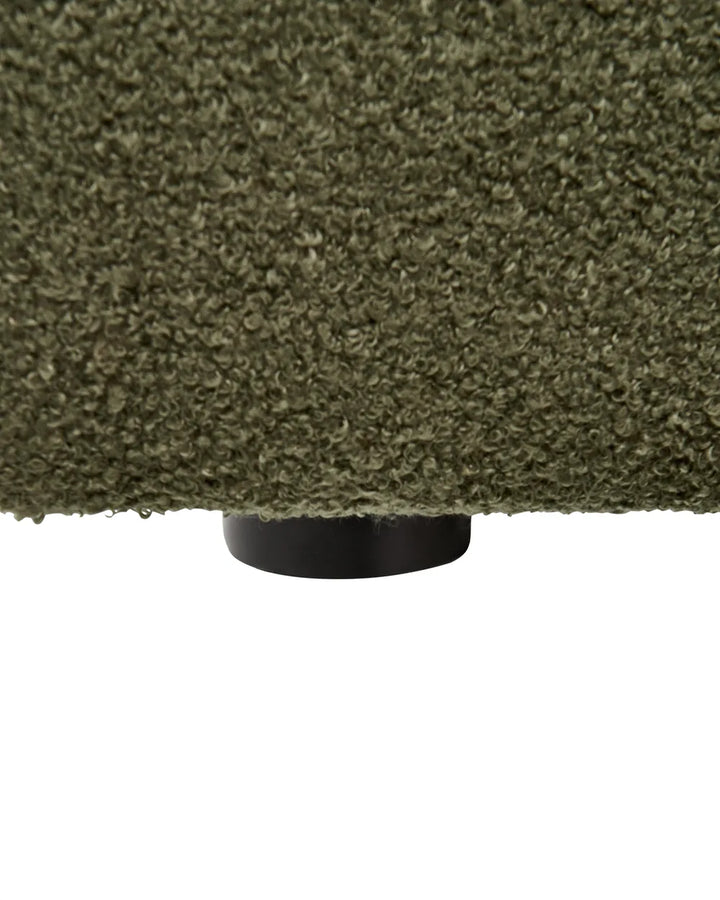 Armchair Boucle Dark Green Nieve