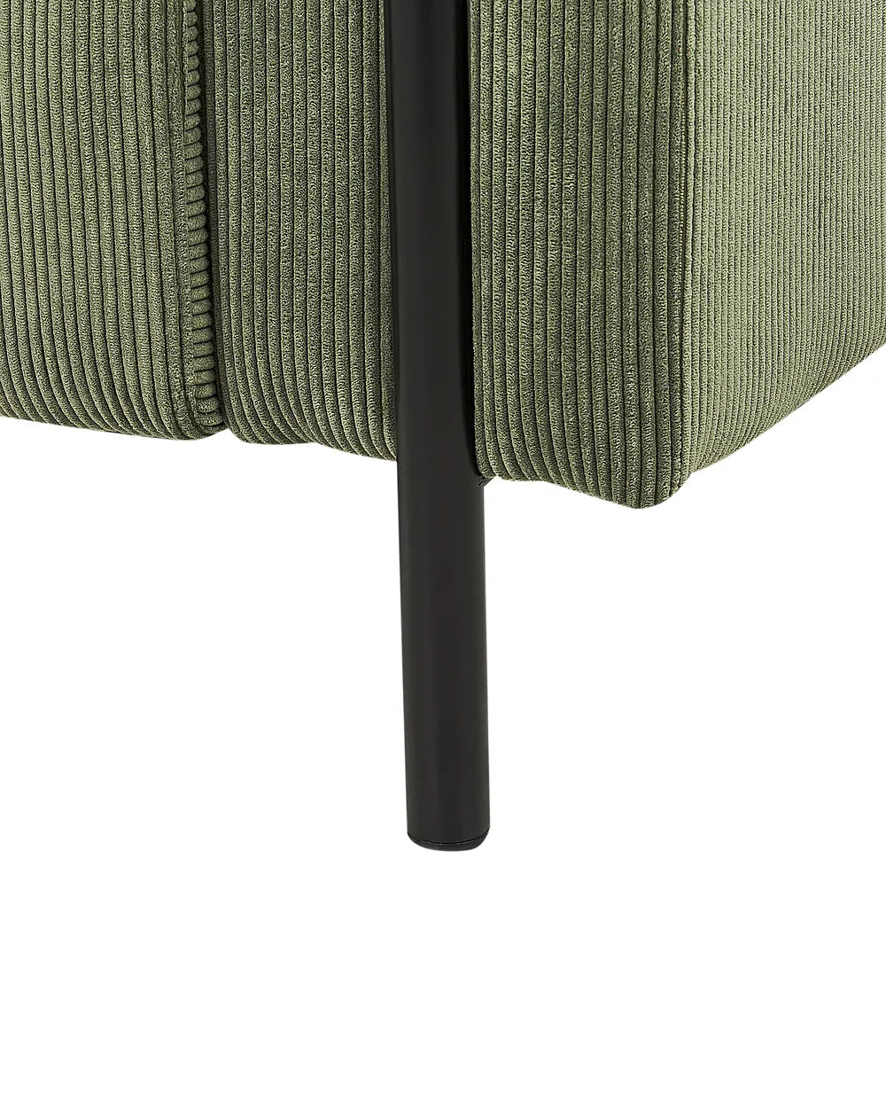 Armchair Corduroy Olive Green Cheylee