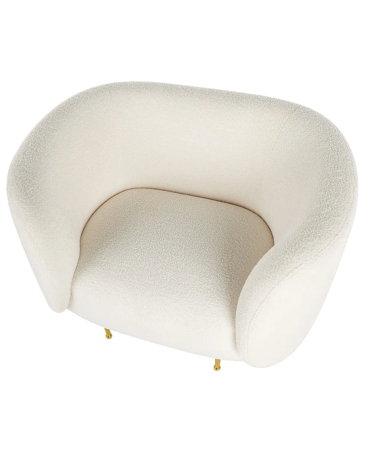 Armchair Boucle White Liora