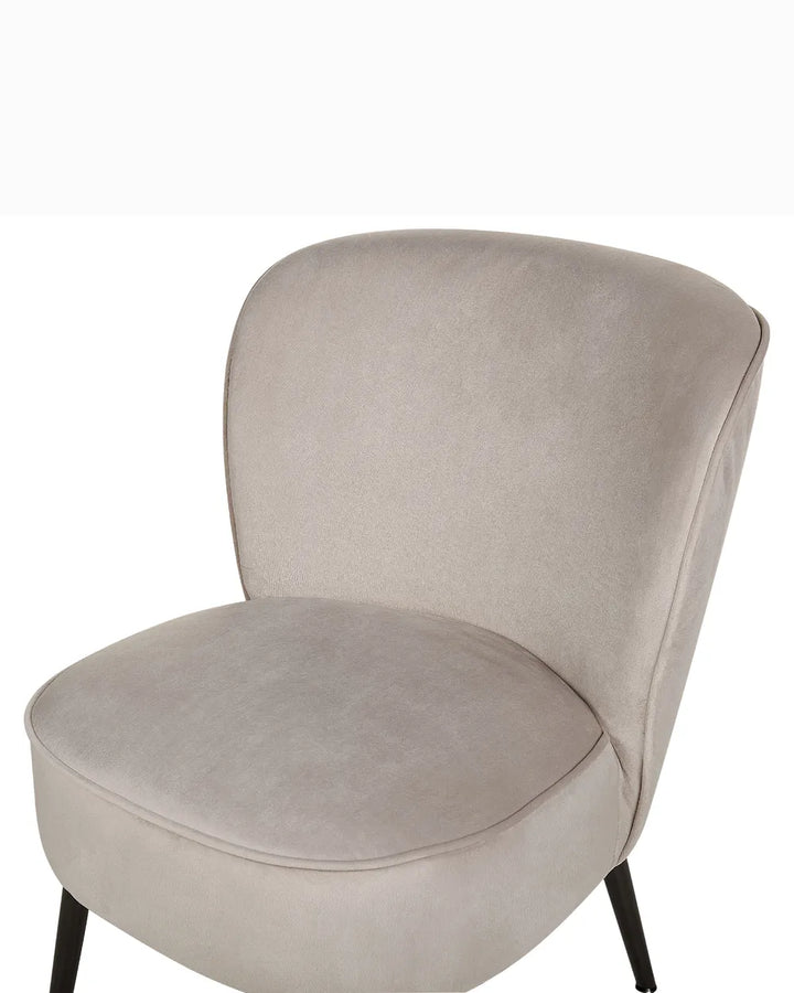 Armchair Velvet Taupe Sharolynn