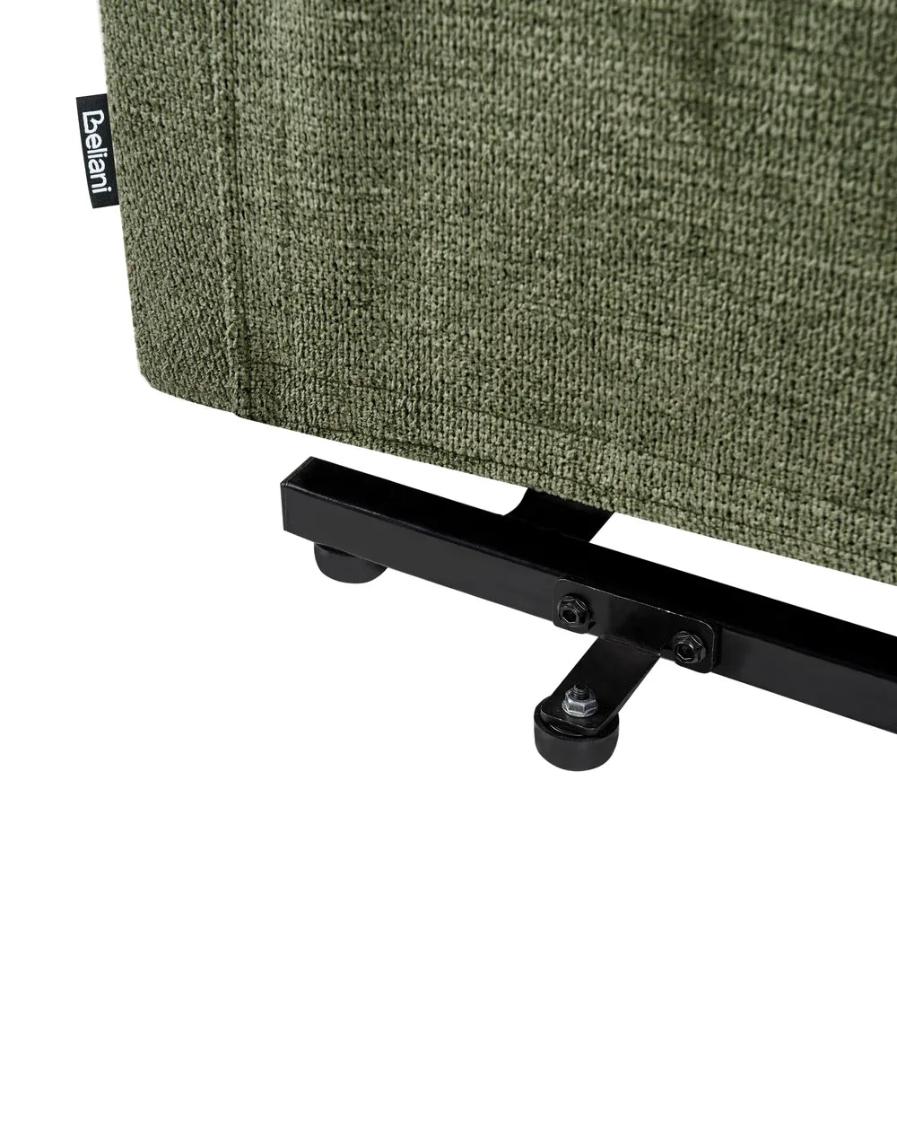 Electric Recliner Chair With Footrest Fabric Green Denison