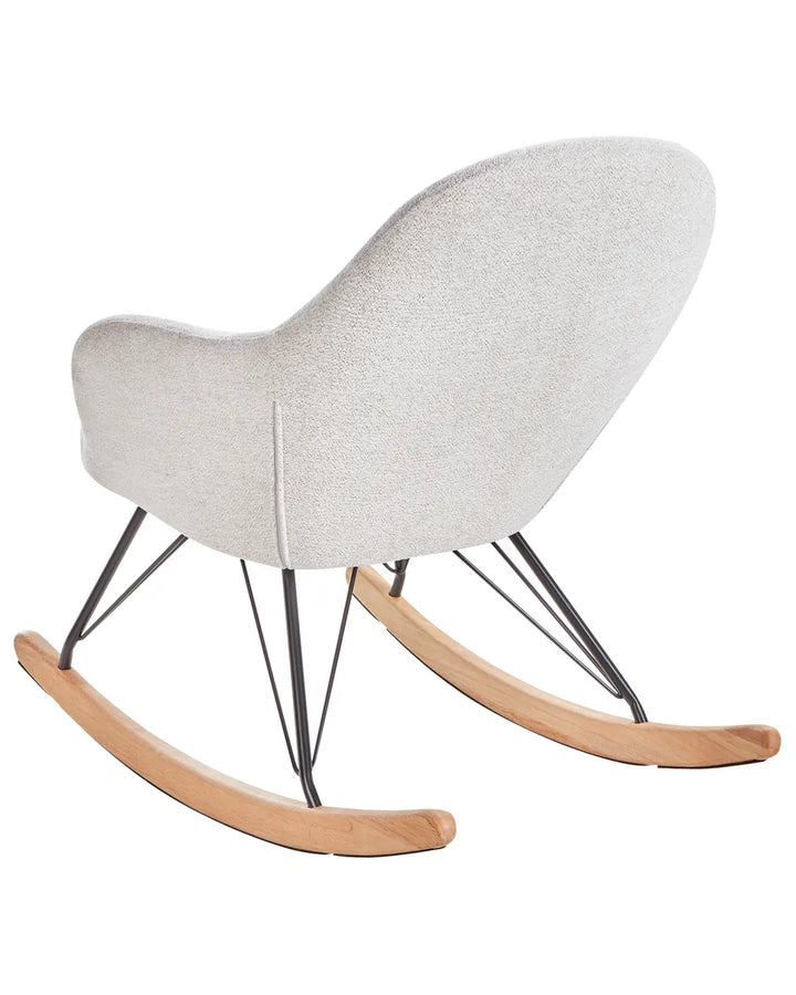 Rocking Chair Fabric Off-White Byanka