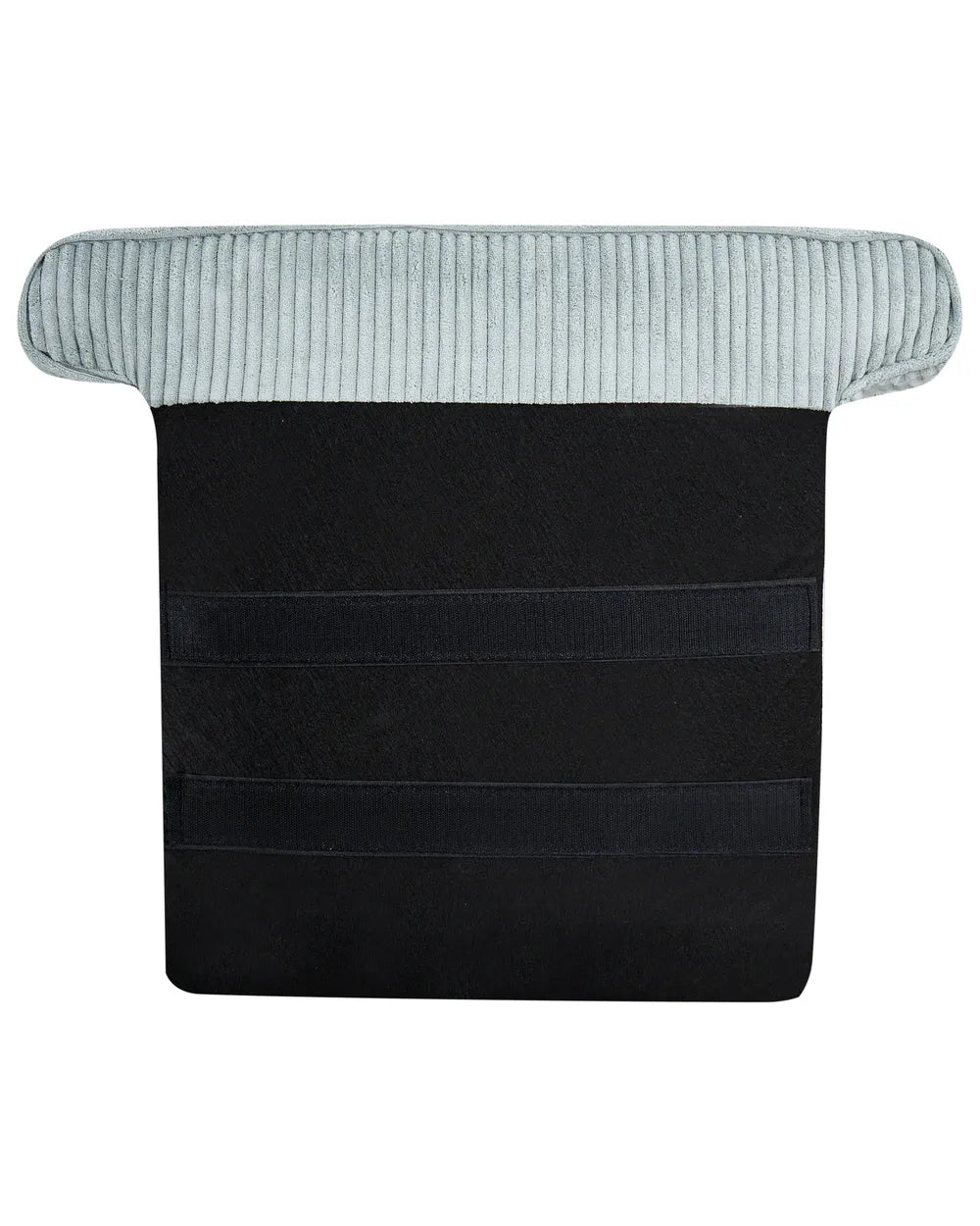 Wingback Chair Corduroy Light Blue Blerton