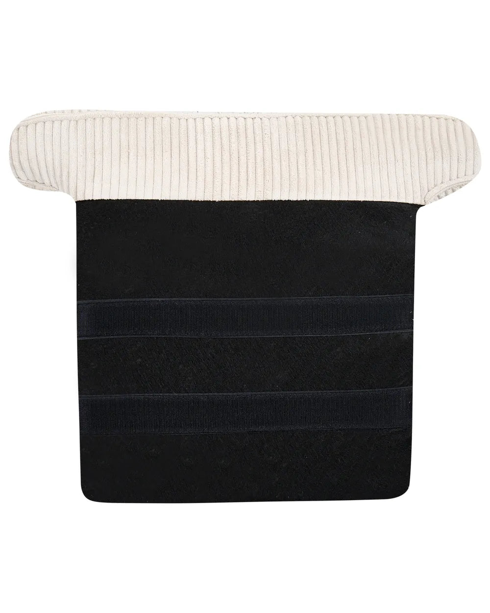 Wingback Chair Corduroy Light Beige Blerton