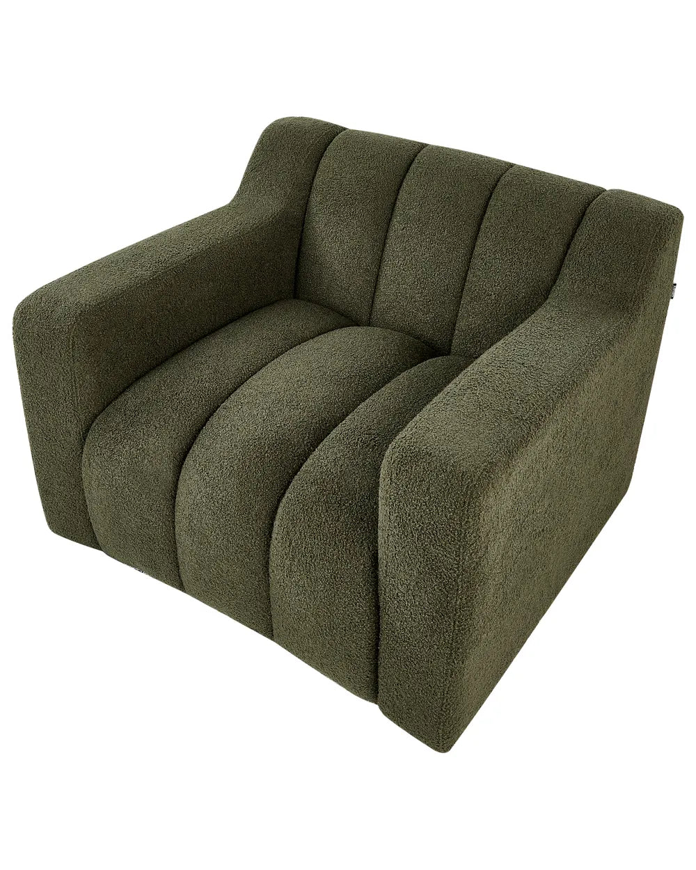 Armchair Boucle Dark Green Nieve