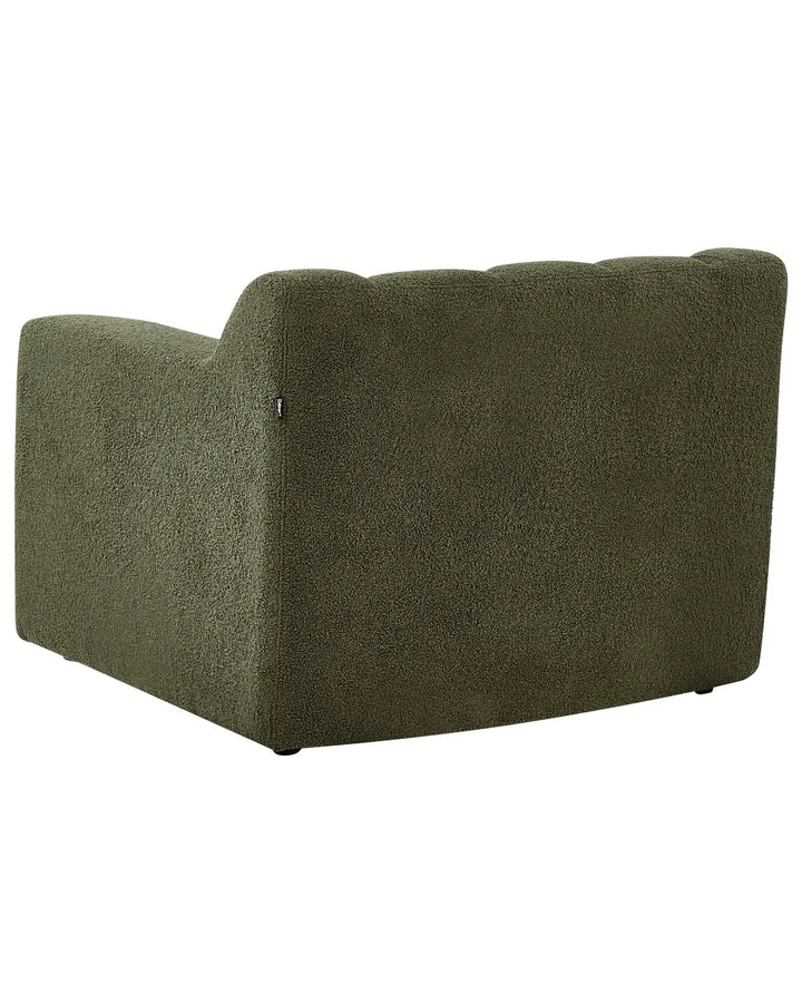 Armchair Boucle Dark Green Nieve