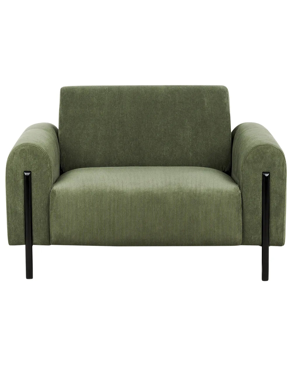 Armchair Corduroy Olive Green Cheylee