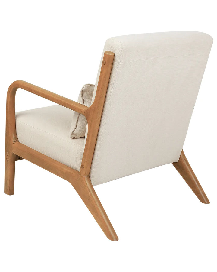 Armchair Fabric Light Beige Kandyn