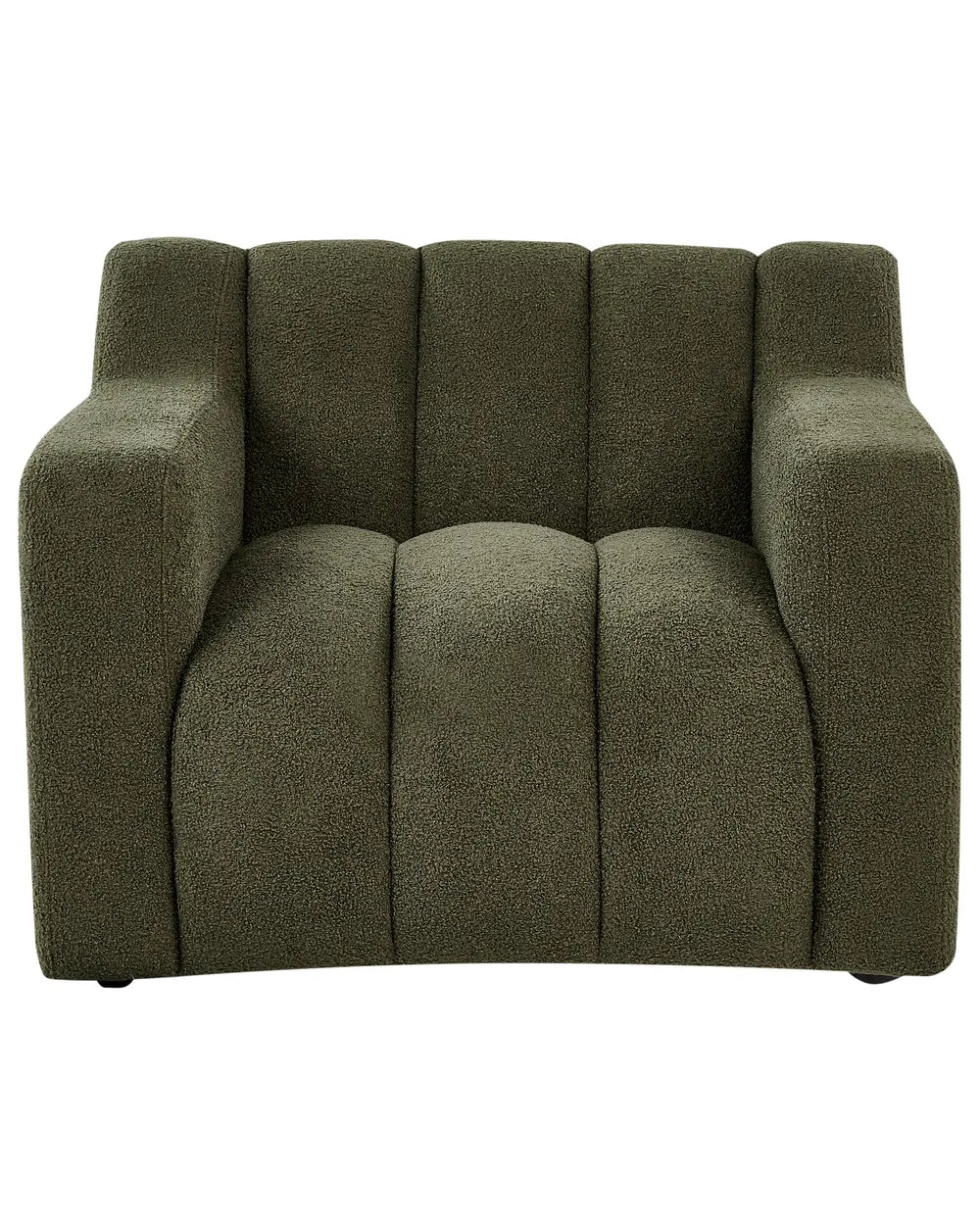 Armchair Boucle Dark Green Nieve