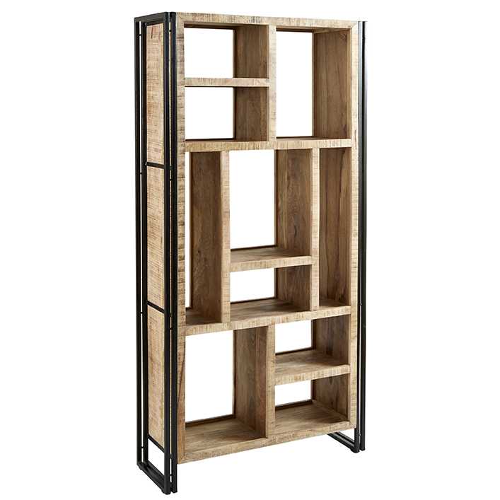 Cosmo Industrial Multi Shelf Bookcase