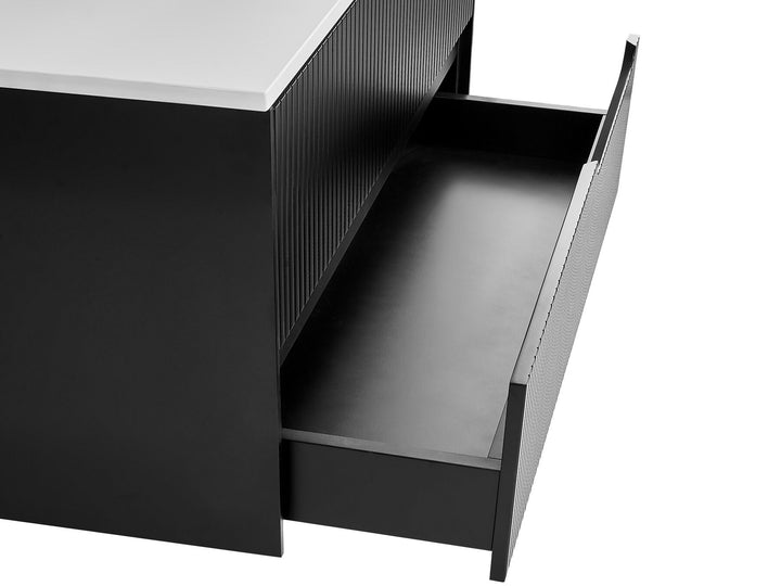 Wall Mounted Washbasin Cabinet 60 cm Black Quintela
