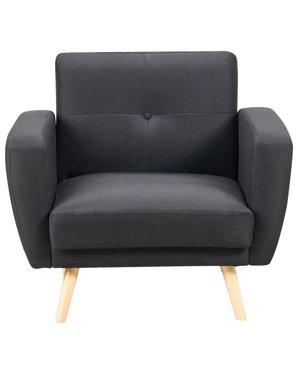 Recliner Chair Fabric Black Raeliegh