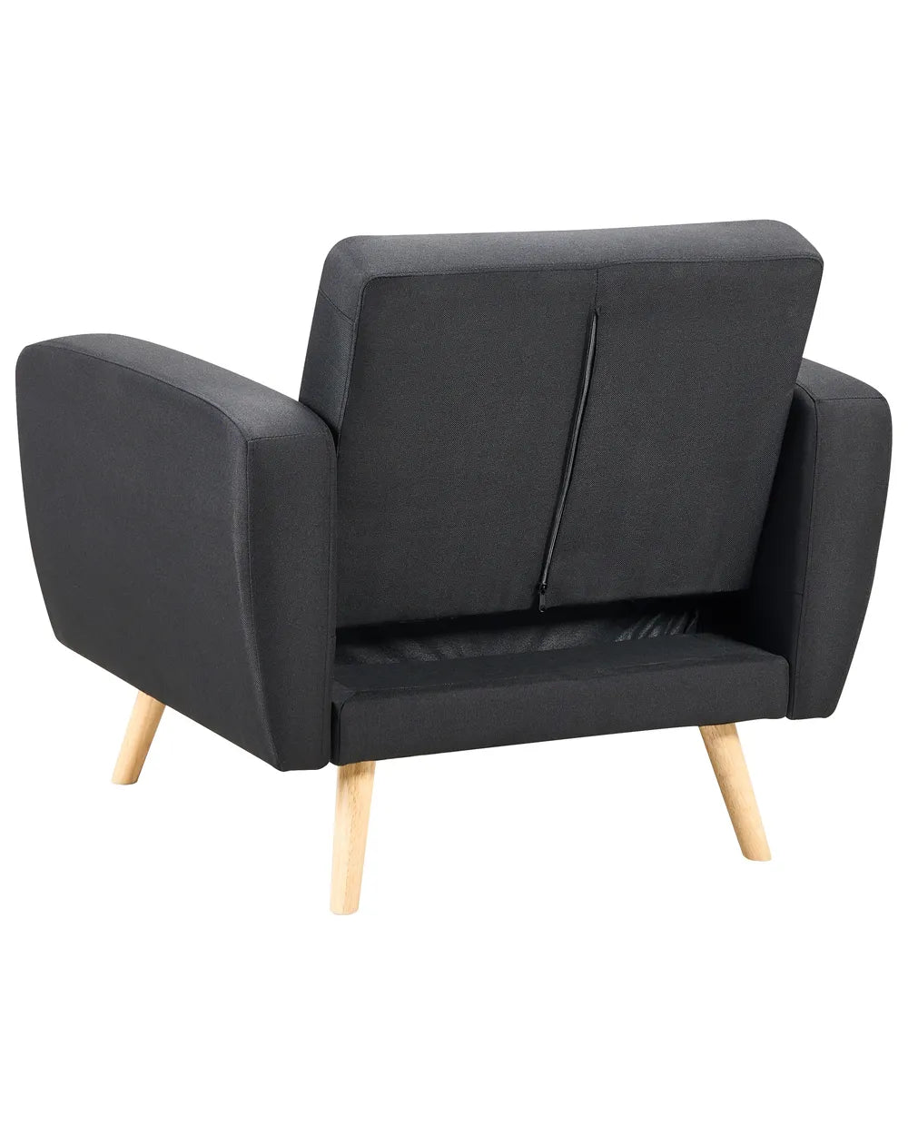 Recliner Chair Fabric Black Raeliegh