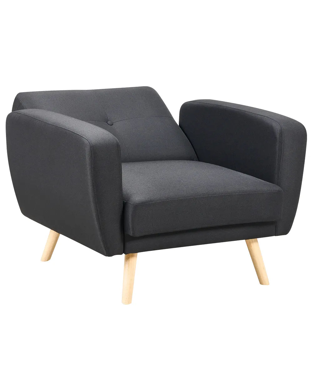 Recliner Chair Fabric Black Raeliegh