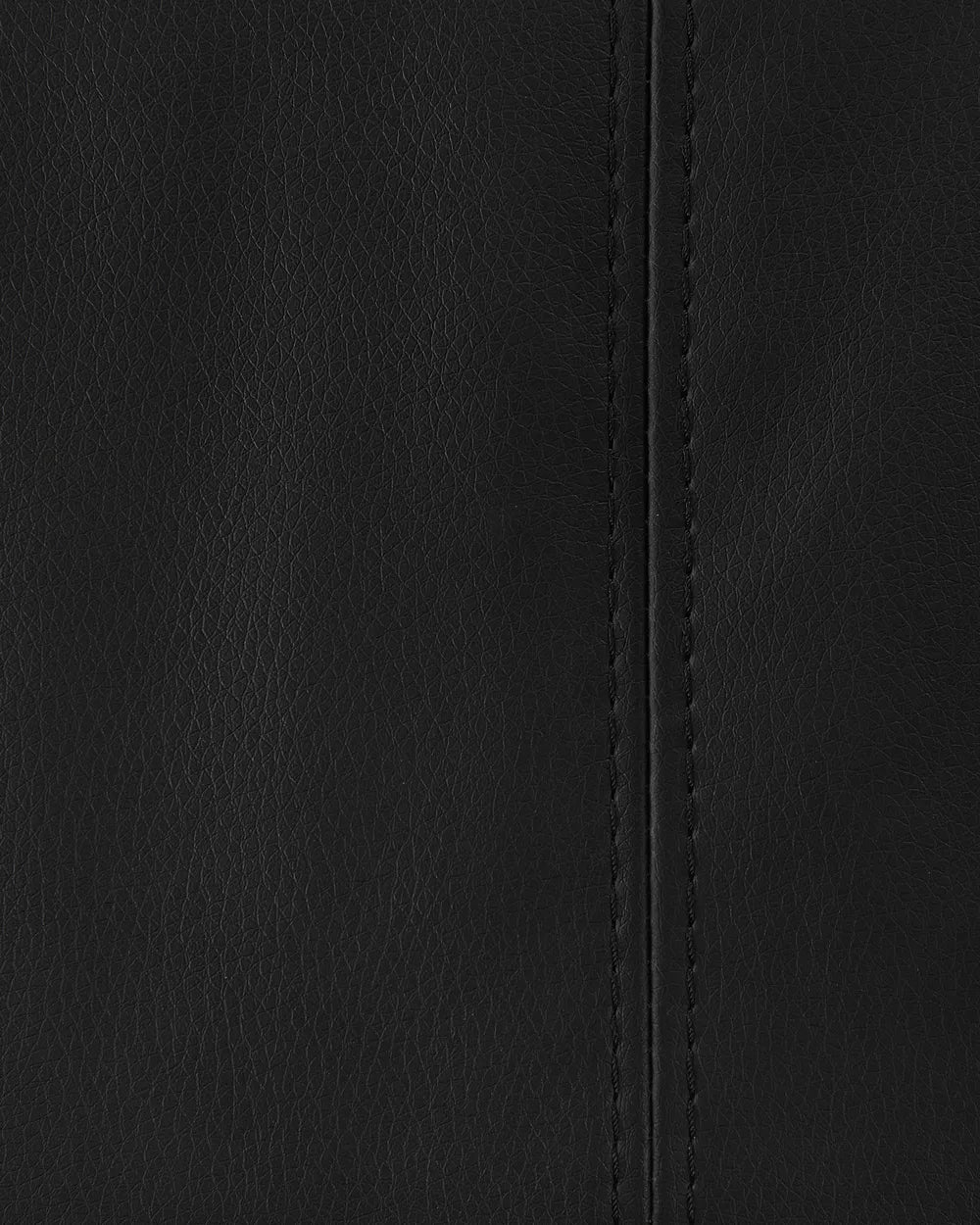 Recliner Chair With Footrest Faux Leather Black Grosso