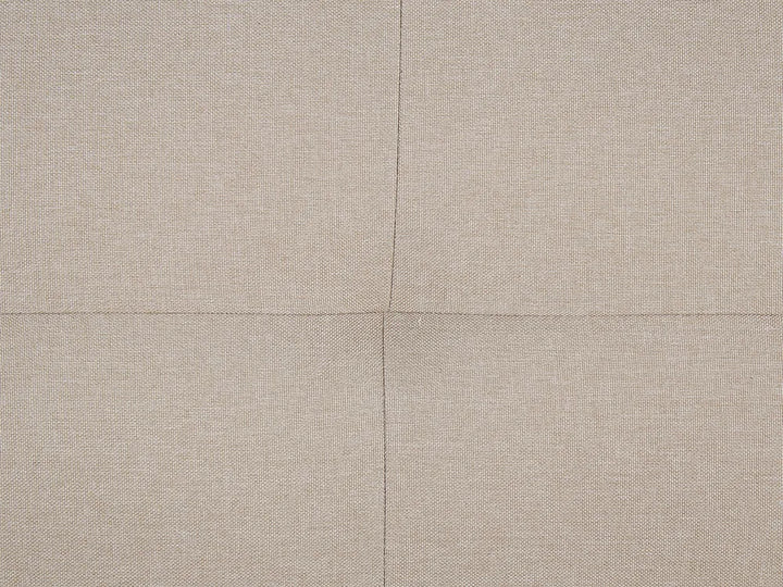 Sofa Bed 3 Seater Fabric Beige Cianca