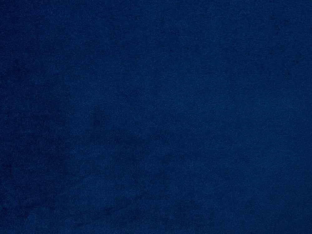 Sofa 3 Seater Velvet Navy Blue Oppelo