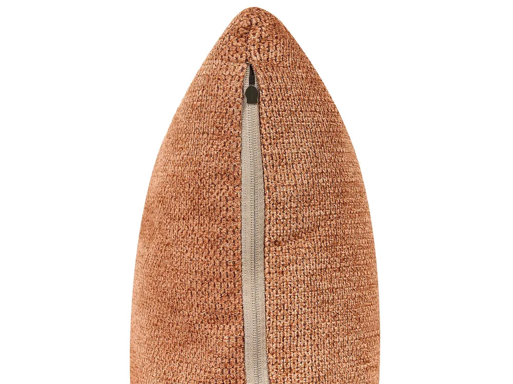 Sofa 3 Seater Fabric Orange Hessville