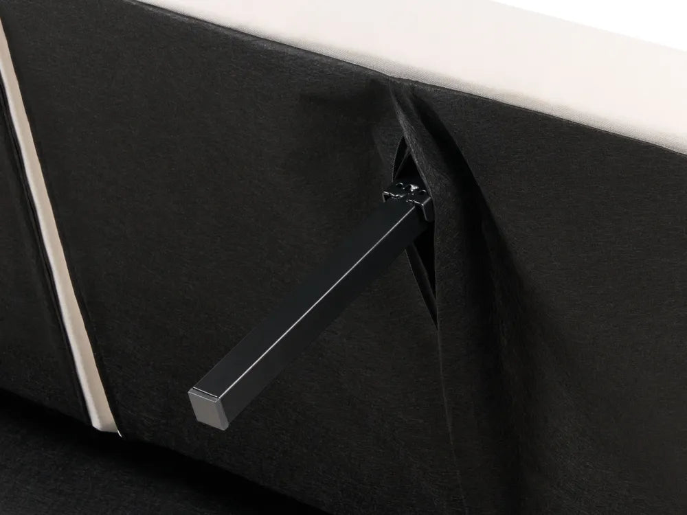 Sofa Bed 3 Seater Fabric Light Beige Winston