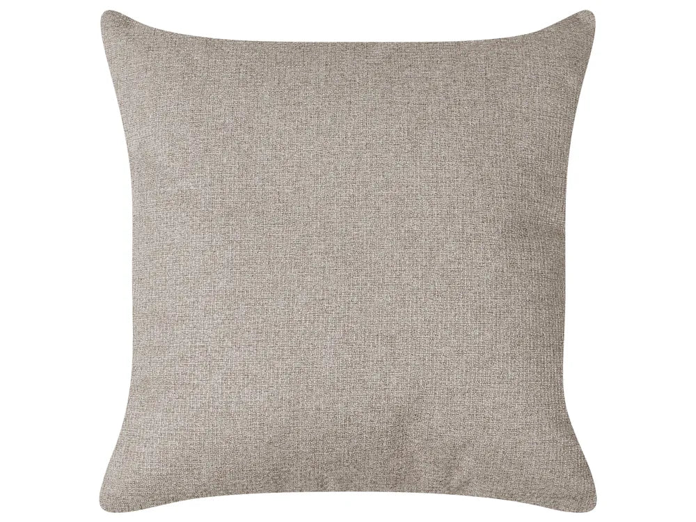 Sofa Bed 3 Seater Fabric Beige Hildi